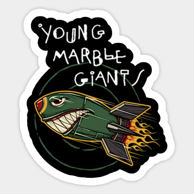 Young Marble Giants post punk Sticker by PRINCE HIP HOP